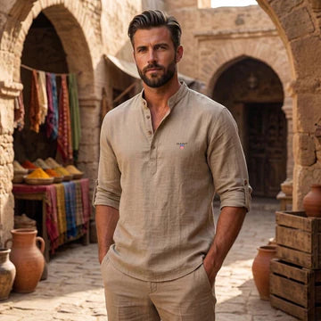 Felix | Casual Henley-tröja